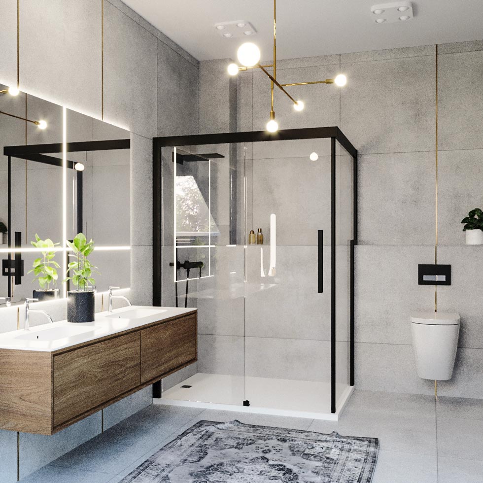 3DRendeer - Belsőépítészet - pesthidegkut- 3D Interior-tetőtér